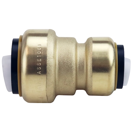 1 In. Brass Push-to-Connect X 3/4 In. Push-to-Connect Reducer Coupling